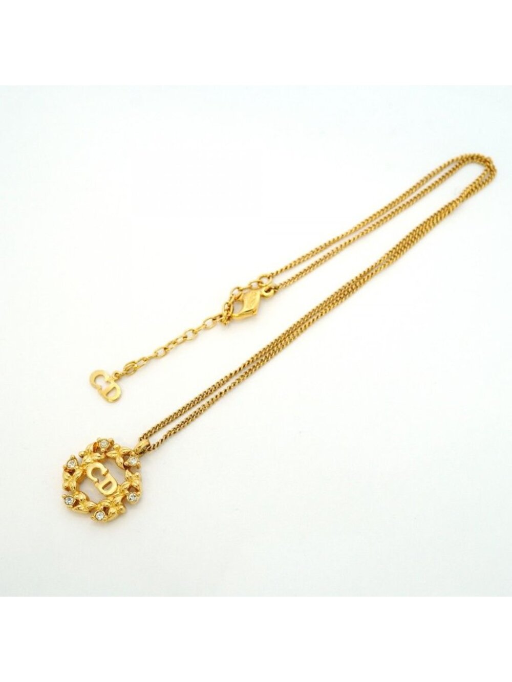 ★SOLD★ Dior Necklace Cdlogo Round - Picture 3 of 5